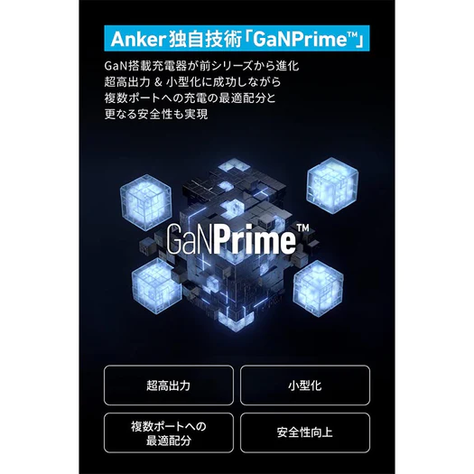 Anker 733 Power Bank (GaNPrime PowerCore 65W) 　A1651N11の画像