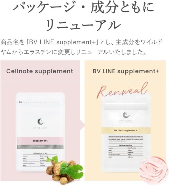 セルノート　BV LINE supplement+の画像