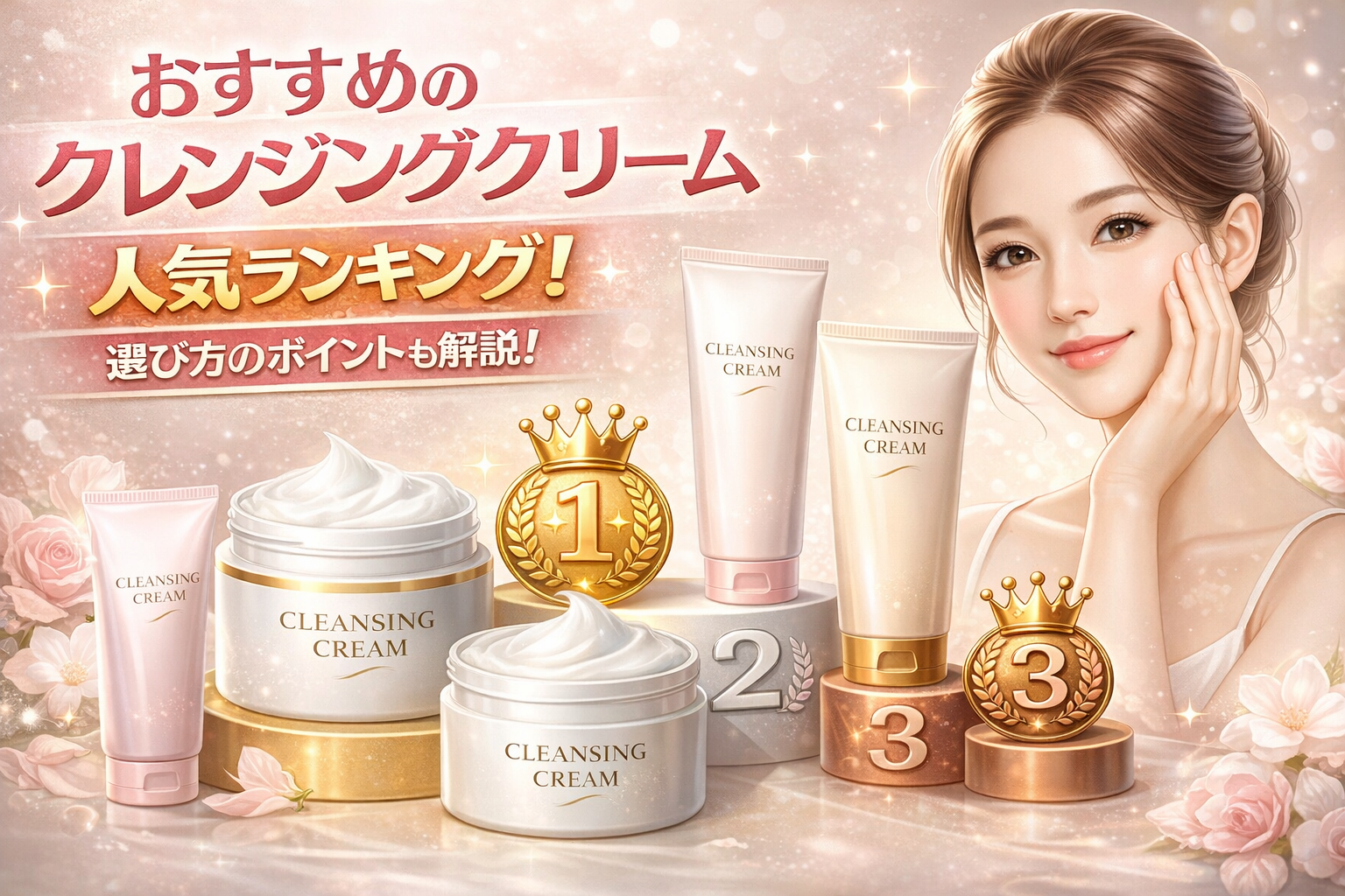 【2026年】クレンジングクリームのおすすめランキング！選び方のポイントも解説！のアイキャッチ画像