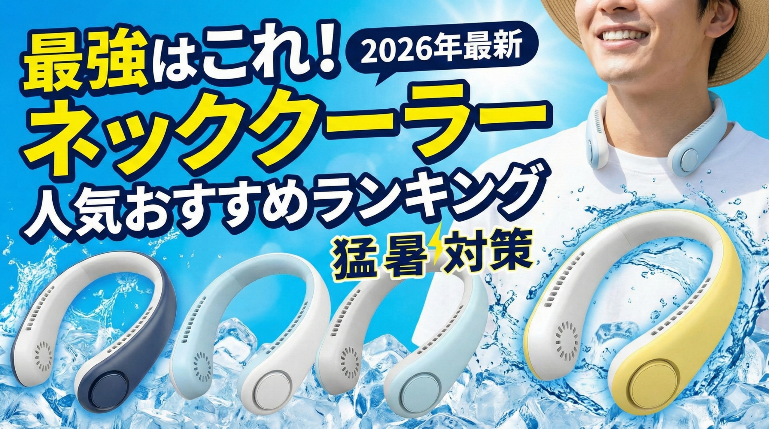 最強はこれ！ネッククーラーのおすすめランキング10選【徹底比較】のアイキャッチ画像