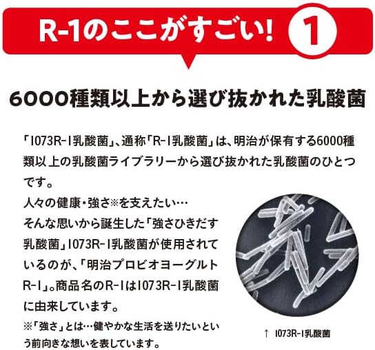 明治プロビオヨーグルトR-1 112g×12個の画像