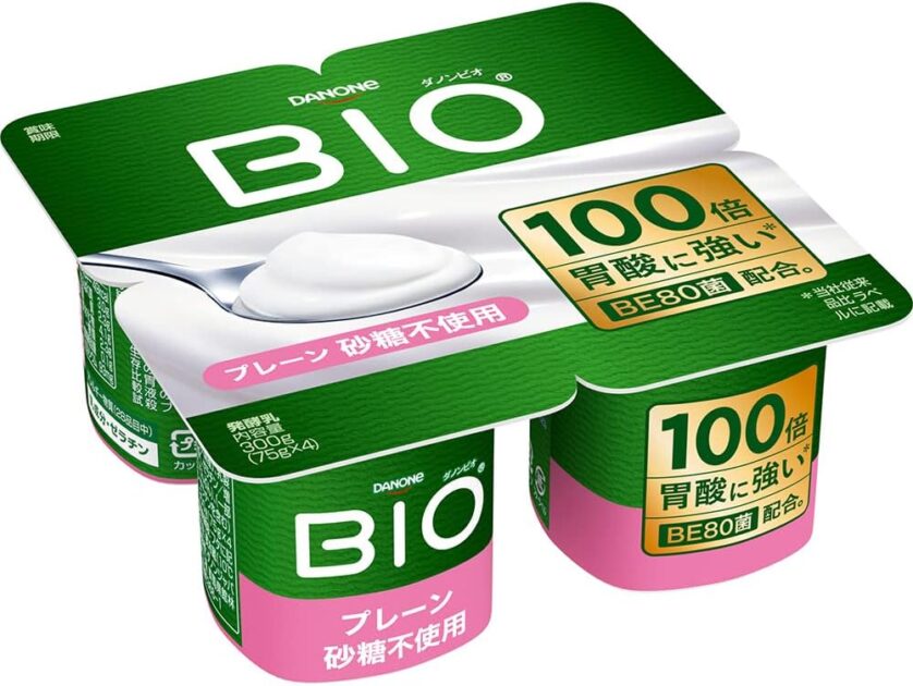 ダノンビオ プレーン・砂糖不使用 ヨーグルト 75gx4×3個の画像