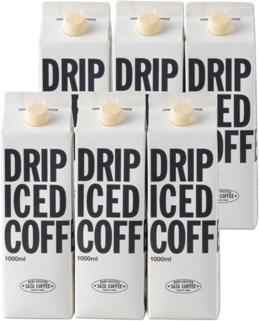 サザコーヒー【アイスコーヒー 無糖 1000ml×6本 】の画像